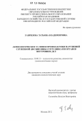 Гаврилова, Татьяна Владимировна. Акмеологические условия профилактики нарушений служебной дисциплины сотрудниками органов внутренних дел: дис. кандидат наук: 19.00.13 - Психология развития, акмеология. Москва. 2012. 239 с.