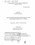 Мочалов, Евгений Владимирович. Анализ антропологической проблематики в русской философии всеединства XIX-XX веков: дис. доктор философских наук: 09.00.03 - История философии. Саранск. 2003. 339 с.