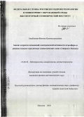 Ашабокова, Фатима Казимухамедовна. Анализ и прогноз изменений электрической активности атмосферы и режима осадков в различных климатических зонах Северного Кавказа: дис. кандидат физико-математических наук: 25.00.30 - Метеорология, климатология, агрометеорология. Нальчик. 2010. 143 с.