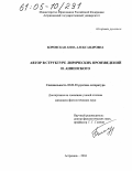 Боровская, Анна Александровна. Автор в структуре лирических произведений И. Анненского: дис. кандидат филологических наук: 10.01.01 - Русская литература. Астрахань. 2004. 253 с.
