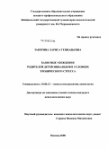 Заборина, Лариса Геннадьевна. Базисные убеждения родителей детей-инвалидов в условиях хронического стресса: дис. кандидат психологических наук: 19.00.13 - Психология развития, акмеология. Москва. 2008. 207 с.