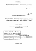 Свистова, Ирина Дмитриевна. Биодинамика микробного сообщества почвы в антропогенных экосистемах лесостепи: дис. доктор биологических наук: 03.00.16 - Экология. Воронеж. 2005. 482 с.