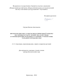 Сердюк Оксана Анатольевна. Биоэкологические аспекты интегрированной защиты масличных культур семейства Капустные от инфекционных болезней в условиях степной зоны Западного Предкавказья: дис. доктор наук: 00.00.00 - Другие cпециальности. ФГБОУ ВО «Кубанский государственный аграрный университет имени И.Т. Трубилина». 2025. 426 с.