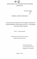 Поливода, Элеонора Борисовна. Биологические особенности и регуляция численности зимней пяденицы (Operophthera brumata L.) в яблоневых садах Республики Адыгея: дис. кандидат биологических наук: 06.01.11 - Защита растений. Майкоп. 2007. 125 с.