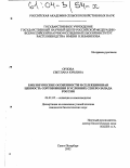 Орлова, Светлана Юрьевна. Биологические особенности и селекционная ценность сортов вишни в условиях Северо-Запада России: дис. кандидат биологических наук: 06.01.05 - Селекция и семеноводство. Санкт-Петербург. 2002. 193 с.