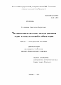 Калинина, Анастасия Борисовна. Численно-аналитические методы решения задач асимптотической стабилизации: дис. кандидат физико-математических наук: 01.01.07 - Вычислительная математика. Москва. 2009. 98 с.