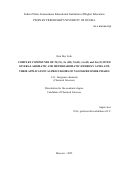Хан Зуи Линь. Complex compound of Ti (IV), Fe (III), Ni (II), Cu (II) and Zn (II) with several aromatic and heteroaromatic hydroxy acids and their application as precursors of nanosized oxide phases ( Комплексные соединения Ti(IV), Fe(III), Co(II), Ni(II), Cu(II) и Zn(II) с некоторыми ароматическими и гетероароматическими гидроксикислотами и их применение как прекурсоров наноразмерых оксидных фаз): дис. кандидат наук: 00.00.00 - Другие cпециальности. ФГАОУ ВО «Российский университет дружбы народов имени Патриса Лумумбы». 2025. 129 с.