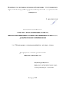 Семенюк Анастасия Олеговна. Cтруктура и механические свойства многокомпонентных сплавов системы Co-Cr-Fe-Mn-Ni-(N,V) для криогенного применения: дис. кандидат наук: 00.00.00 - Другие cпециальности. «Белгородский государственный национальный исследовательский университет». 2026. 146 с.