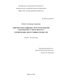 Рачёва, Александра Андреевна. Дейктические единицы с пространственной семантикой в устном дискурсе: маркирование дискурсивных процессов: дис. кандидат наук: 10.02.01 - Русский язык. Иркутск. 2018. 0 с.