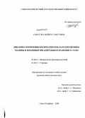 Саматова, Индира Саматовна. Динамика морфофизиологических показателей ежевики, малины и земляники при длительном хранении in vitro: дис. кандидат биологических наук: 03.00.12 - Физиология и биохимия растений. Санкт-Петербург. 2009. 167 с.
