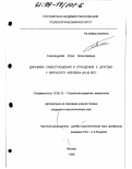 Александрова, Юлия Вячеславовна. Динамика самоотношения и отношения к Другому у взрослого человека: 25 - 35 лет: дис. кандидат психологических наук: 19.00.13 - Психология развития, акмеология. Москва. 1999. 196 с.