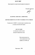 Шакирова, Анжелика Алишеровна. Добровольный отказ от преступления соучастников: дис. кандидат юридических наук: 12.00.08 - Уголовное право и криминология; уголовно-исполнительное право. Красноярск. 2006. 181 с.