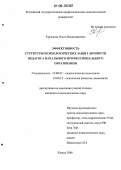 Кружкова, Ольга Владимировна. Эффективность структуры психологических защит личности педагога начального профессионального образования: дис. кандидат психологических наук: 19.00.07 - Педагогическая психология. Казань. 2006. 173 с.