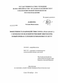 Данилова, Татьяна Николаевна. Эффективность взаимодействия гороха (Pisum sativum L.) с комплексом полезной почвенной микрофлоры. Новый признак селекции зернобобовых культур: дис. кандидат биологических наук: 03.02.03 - Микробиология. Санкт-Петербург. 2011. 157 с.