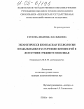 Глухова, Людмила Васильевна. Экологически безопасная технология возделывания расторопши пятнистой в лесостепи Среднего Поволжья: дис. кандидат сельскохозяйственных наук: 06.01.09 - Растениеводство. Пенза. 2004. 138 с.