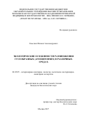 Ломсков Михаил Александрович. Экологические аспекты размножения гусеобразных (Anseriformes) в различных средах: дис. кандидат наук: 06.02.05 - Ветеринарная санитария, экология, зоогигиена и ветеринарно-санитарная экспертиза. ФГБОУ ВО «Московская государственная академия ветеринарной медицины и биотехнологии - МВА имени К.И. Скрябина». 2017. 135 с.