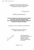 Поляков, Александр Дмитриевич. Эколого-морфологические адаптации в системе "паразит-хозяин" при паразитировании иксодовых клещей на мелких млекопитающих: дис. кандидат биологических наук: 03.00.19 - Паразитология. Кемерово. 1999. 177 с.