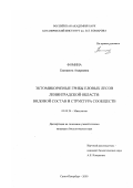 Фомина, Елизавета Андреевна. Эктомикоризные грибы еловых лесов Ленинградской области: Видовой состав и структура сообществ: дис. кандидат биологических наук: 03.00.24 - Микология. Санкт-Петербург. 2000. 126 с.