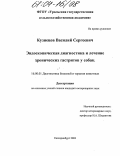 Кузнецов, Василий Сергеевич. Эндоскопическая диагностика и лечение хронических гастритов у собак: дис. кандидат ветеринарных наук: 16.00.01 - Диагностика болезней и терапия животных. Екатеринбург. 2003. 115 с.