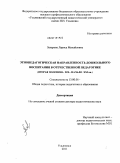 Захарова, Лариса Михайловна. Этнопедагогическая направленность дошкольного воспитания в отечественной педагогике: вторая половина ХIХ - начало ХХI вв.: дис. доктор педагогических наук: 13.00.01 - Общая педагогика, история педагогики и образования. Ульяновск. 2011. 419 с.