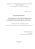 Малюшин Иван Иванович. Эволюция инструментария экономической политики России в конце  XIX-начале ХХ века: дис. кандидат наук: 08.00.01 - Экономическая теория. ФГБОУ ВО «Санкт-Петербургский государственный университет». 2017. 288 с.