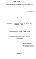Сульдина, Людмила Викторовна. Эволюция культурного пространства городов Мордовии в XX в.: дис. кандидат исторических наук: 24.00.01 - Теория и история культуры. Саранск. 2007. 231 с.
