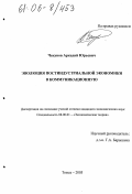 Чекунов, Аркадий Юрьевич. Эволюция постиндустриальной экономики в коммуникационную: дис. кандидат экономических наук: 08.00.01 - Экономическая теория. Томск. 2005. 137 с.