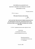 Югдурова, Елизавета Долгоровна. Фармакогностическое изучение комплексного растительного средства, рекомендуемого для профилактики заболеваний мочевыделительной системы: дис. кандидат фармацевтических наук: 15.00.02 - Фармацевтическая химия и фармакогнозия. Улан-Удэ. 2004. 184 с.