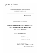 Кравченко, Анна Владимировна. Фазовые соотношения в системе Pr-Ba-Cu-O и структурные особенности сложных купратов Pr1+x Ba2-x Cu3 O z: дис. кандидат химических наук: 02.00.01 - Неорганическая химия. Москва. 2002. 150 с.