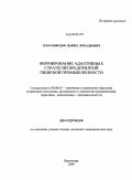 Аллахвердов, Давид Аркадьевич. Формирование адаптивных стратегий предприятий пищевой промышленности: дис. кандидат экономических наук: 08.00.05 - Экономика и управление народным хозяйством: теория управления экономическими системами; макроэкономика; экономика, организация и управление предприятиями, отраслями, комплексами; управление инновациями; региональная экономика; логистика; экономика труда. Краснодар. 2009. 171 с.