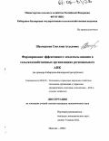Шахмурзова, Светлана Ахъедовна. Формирование эффективного землепользования в сельскохозяйственных организациях регионального АПК: На примере Кабардино-Балкарской республики: дис. кандидат экономических наук: 08.00.05 - Экономика и управление народным хозяйством: теория управления экономическими системами; макроэкономика; экономика, организация и управление предприятиями, отраслями, комплексами; управление инновациями; региональная экономика; логистика; экономика труда. Нальчик. 2005. 172 с.