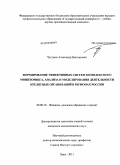 Чугунов, Александр Викторович. Формирование эффективных систем комплексного мониторинга, анализа и моделирования деятельности кредитных организаций в регионах России: дис. кандидат экономических наук: 08.00.10 - Финансы, денежное обращение и кредит. Орел. 2011. 242 с.