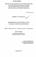 Лысенко, Татьяна Ивановна. Формирование эстетической культуры старшеклассников сельской школы: дис. кандидат педагогических наук: 13.00.01 - Общая педагогика, история педагогики и образования. Оренбург. 2007. 230 с.
