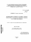 Горшкова, Татьяна Анатольевна. Формирование готовности будущего учителя технологии к реализации гендерного подхода в обучении школьников: дис. кандидат педагогических наук: 13.00.08 - Теория и методика профессионального образования. Ульяновск. 2010. 209 с.