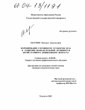 Матуняк, Наталья Анатольевна. Формирование готовности студентов вуза к развитию познавательной активности детей старшего дошкольного возраста: дис. кандидат педагогических наук: 13.00.08 - Теория и методика профессионального образования. Тольятти. 2003. 229 с.