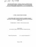Сурин, Алексей Викторович. Формирование и деятельность национальных образовательных центров в российском зарубежье: 1920-е годы: дис. кандидат исторических наук: 07.00.02 - Отечественная история. Москва. 2005. 227 с.