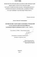 Акулов, Анатолий Александрович. Формирование и деятельность военных учреждений культуры и органов печати в войсках Дальневосточного военного округа: 1922-1945 гг.: дис. кандидат исторических наук: 07.00.02 - Отечественная история. Хабаровск. 2007. 222 с.