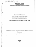 Орлов, Сергей Леонидович. Формирование и развитие потребительского рынка: На примере Республики Татарстан: дис. доктор экономических наук: 08.00.05 - Экономика и управление народным хозяйством: теория управления экономическими системами; макроэкономика; экономика, организация и управление предприятиями, отраслями, комплексами; управление инновациями; региональная экономика; логистика; экономика труда. Москва. 1998. 299 с.