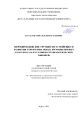Курасов Михаил Вячеславович. Формирование инструментов устойчивого развития территориальных промышленных комплексов в условиях технологических вызовов: дис. кандидат наук: 00.00.00 - Другие cпециальности. «МИРЭА - Российский технологический университет». 2025. 276 с.