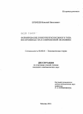 Еремеев, Николай Николаевич. Формирование конкурентоспособного типа воспроизводства в современной экономике: дис. кандидат экономических наук: 08.00.01 - Экономическая теория. Москва. 2011. 218 с.