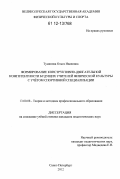 Туманова, Ольга Ивановна. Формирование конструктивно-двигательной компетентности будущих учителей физической культуры с учётом спортивной специализации: дис. кандидат наук: 13.00.08 - Теория и методика профессионального образования. Санкт-Петербург. 2012. 227 с.