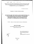 Гущина, Татьяна Николаевна. Формирование методической компетентности педагогических работников учреждений дополнительного образования детей в процессе повышения квалификации: дис. кандидат педагогических наук: 13.00.08 - Теория и методика профессионального образования. Ярославль. 2001. 252 с.