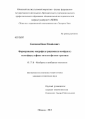 Колганов, Иван Михайлович. Формирование микрофильтрационных мембран из полиэфирсульфона методом фазового распада: дис. кандидат технических наук: 05.17.18 - Мембраны и мембранная технология. Москва. 2013. 151 с.