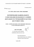 Пугачев, Александр Александрович. Формирование национального самосознания молодежи в условиях деятельности учреждений культурно-досугового типа: дис. кандидат педагогических наук: 13.00.05 - Теория, методика и организация социально-культурной деятельности. Тамбов. 2008. 142 с.
