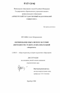 Ергазина, Алия Абдирамановна. Формирование опыта интеркультурной деятельности студента в образовательной среде вуза: дис. кандидат педагогических наук: 13.00.01 - Общая педагогика, история педагогики и образования. Оренбург. 2006. 180 с.