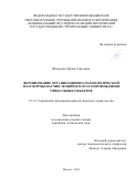 Шевченко Ирина Сергеевна. Формирование организационно-технологической платформы научно-технического сопровождения уникальных объектов: дис. кандидат наук: 00.00.00 - Другие cпециальности. ФГБОУ ВО «Национальный исследовательский Московский государственный строительный университет». 2024. 164 с.