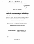 Бурков, Олег Васильевич. Формирование организационной структуры управления специализированным транспортным предприятием: На примере Восточного порта: дис. кандидат экономических наук: 08.00.05 - Экономика и управление народным хозяйством: теория управления экономическими системами; макроэкономика; экономика, организация и управление предприятиями, отраслями, комплексами; управление инновациями; региональная экономика; логистика; экономика труда. Новосибирск. 2002. 185 с.
