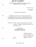 Мелентьева, Наталия Николаевна. Формирование осанки у младших школьников с нарушением зрения в процессе занятий физическими упражнениями в специальной (коррекционной) школе: дис. кандидат педагогических наук: 13.00.04 - Теория и методика физического воспитания, спортивной тренировки, оздоровительной и адаптивной физической культуры. Санкт-Петербург. 2004. 201 с.