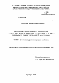 Гречушкин, Александр Александрович. Формирование основных элементов стратегического управления регионом в условиях социально-ориентированной экономики: дис. кандидат экономических наук: 08.00.05 - Экономика и управление народным хозяйством: теория управления экономическими системами; макроэкономика; экономика, организация и управление предприятиями, отраслями, комплексами; управление инновациями; региональная экономика; логистика; экономика труда. Оренбург. 2008. 194 с.