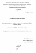 Бубличенко, Нина Ивановна. Формирование партийного аппарата Башкирской АССР периода НЭПА: дис. кандидат исторических наук: 07.00.02 - Отечественная история. Уфа. 2012. 225 с.